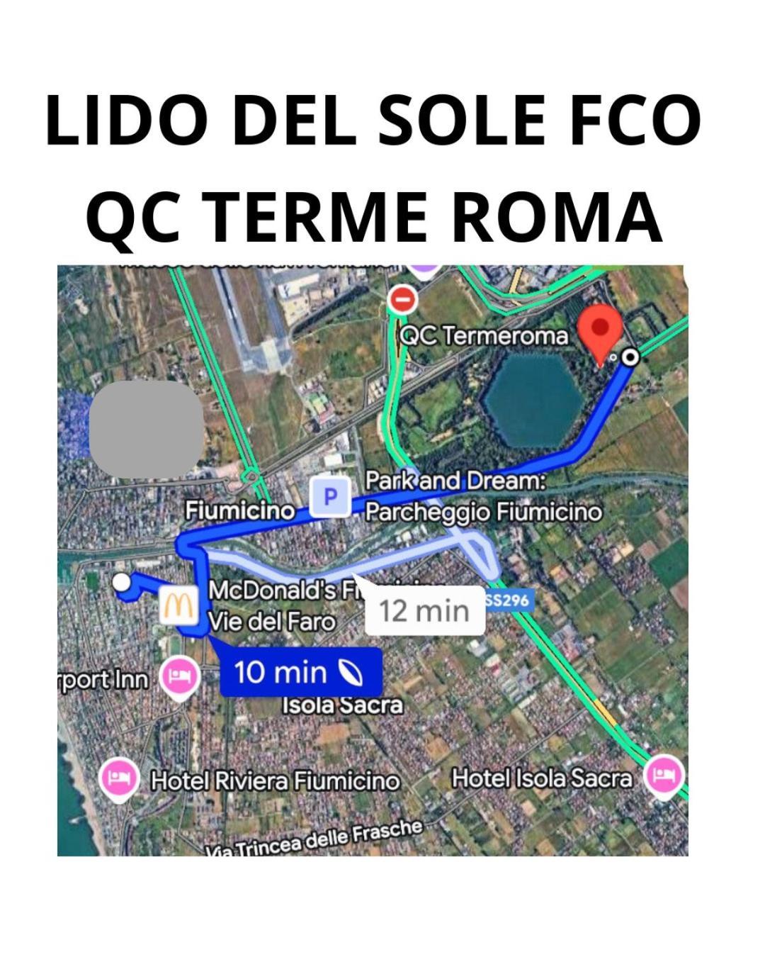 Lido Del Sole Fco Fiumicino Exterior foto
