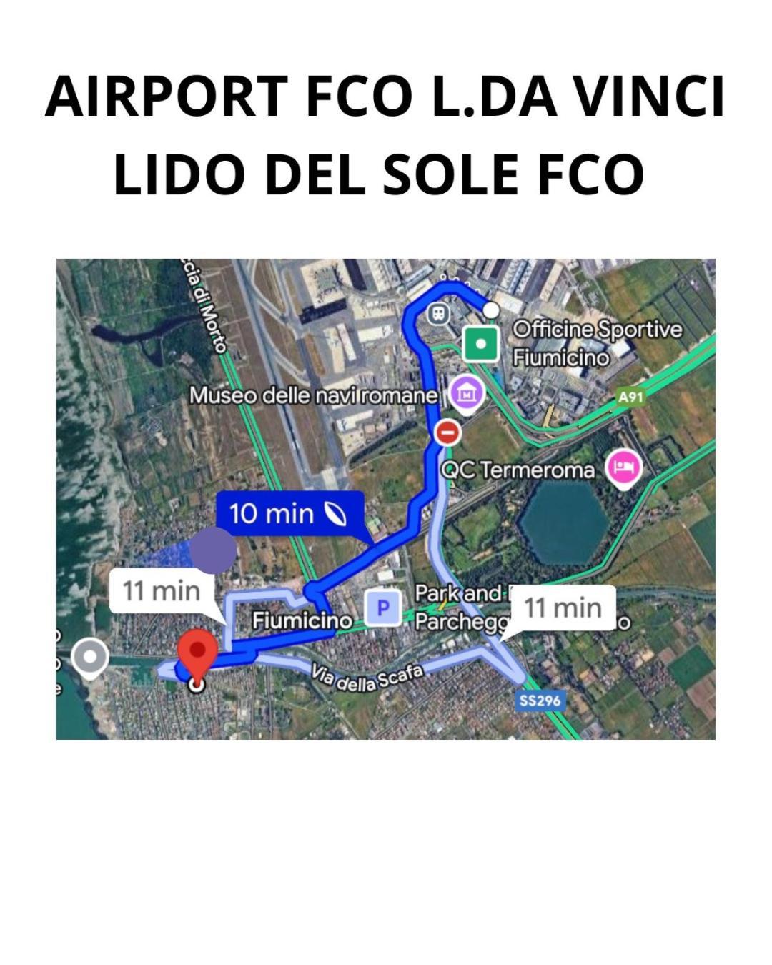 Lido Del Sole Fco Fiumicino Exterior foto